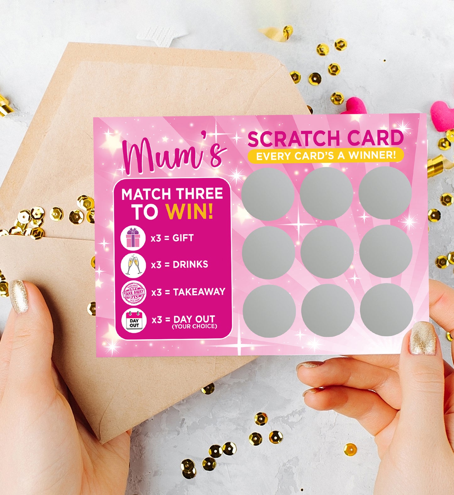 Mum's Scratch Card - Novelty Gift